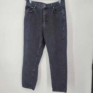 We The Free Black High Rise Mom Jeans Sz 31